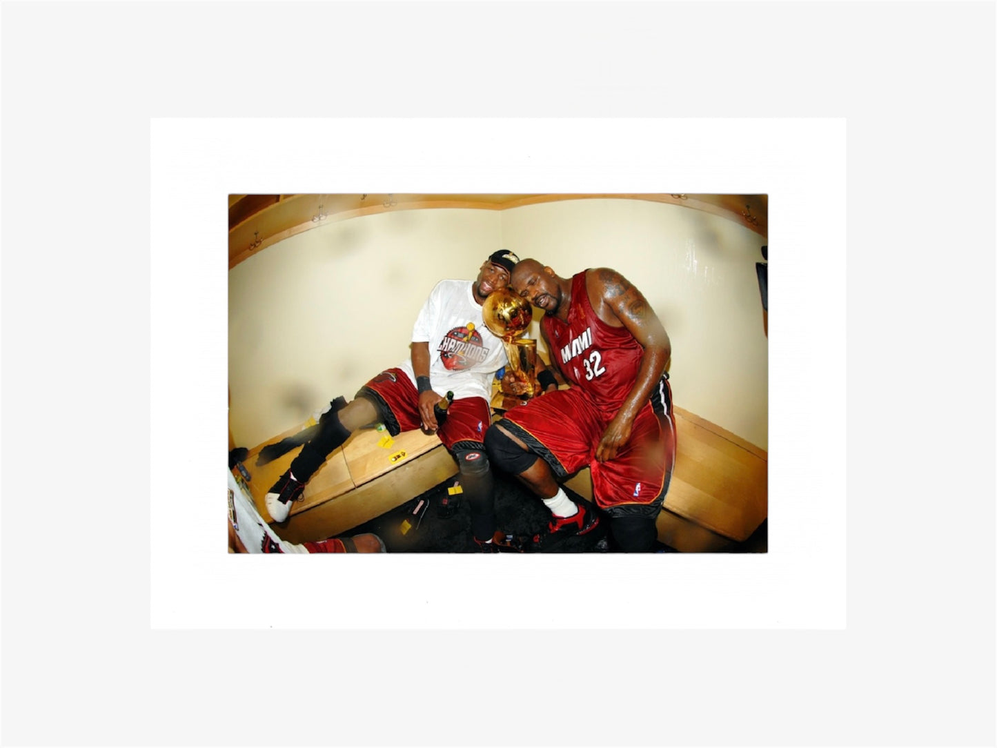 PHOTO ART STAMPA SHAQUILLE O’NEAL DWAYNE WADE