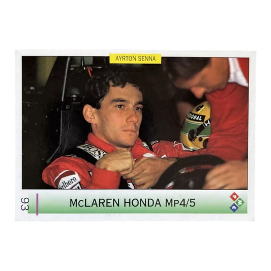 Ayrton Senna card formula 1 PMC 1995-96 #93 IT
