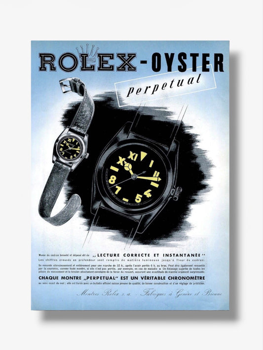PHOTO STAMPA ROLEX OYSTER VINTAGE