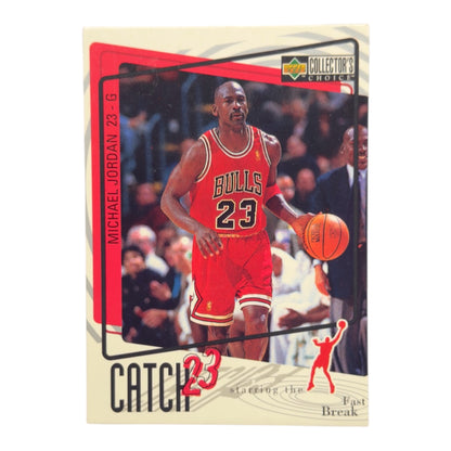 Michael Jordan NBA catch 23 Upper deck 1997 #186