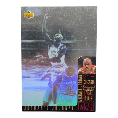 Michael Jordan Nba insert journal holo Upper deck 1996 #j5