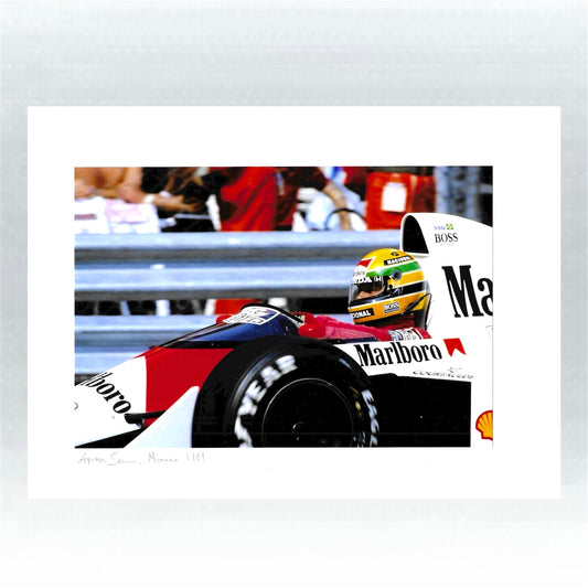PHOTO ART STAMPA AYRTON SENNA