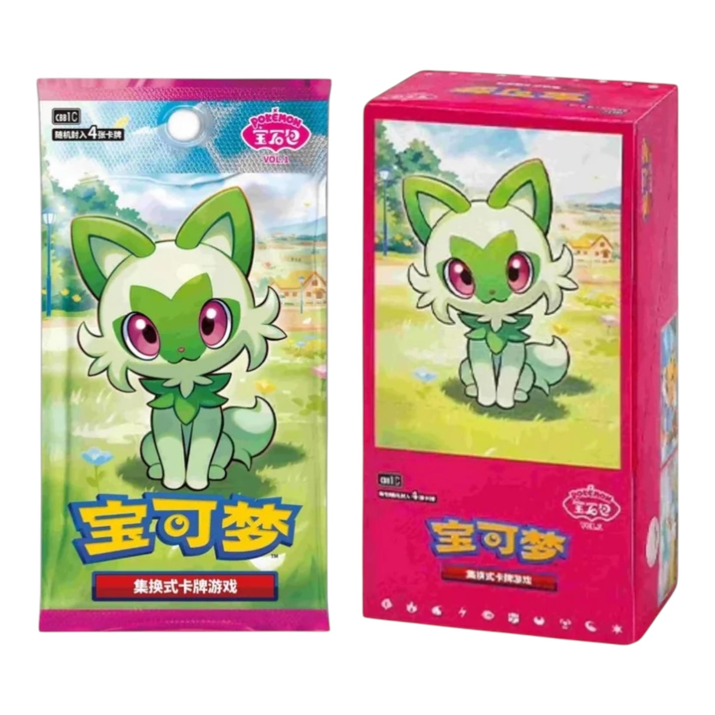Pokèmon Gem Pack VOL.1 Rosa box sigillato chinese