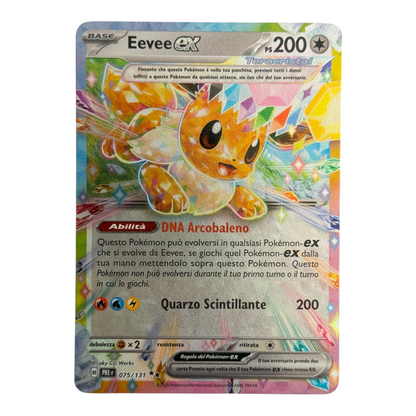 Pokémon Eevee Ex Holo 075-131 Prismatic Evolutions (IT)