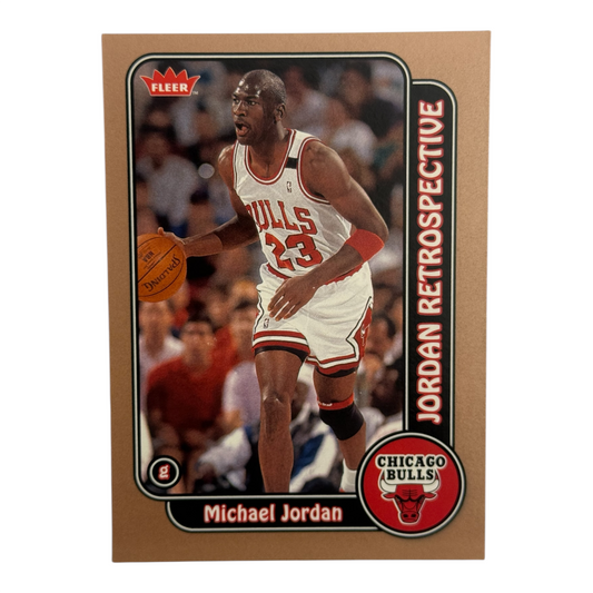 Michael Jordan Chicago retrospective Fleer 2008