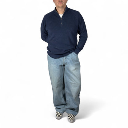 AR SWEATER HALF ZIP BLUE