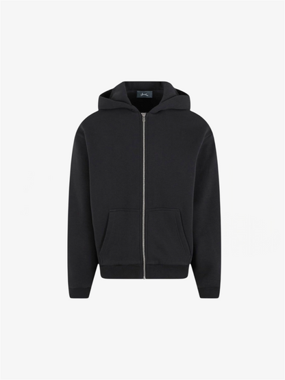 AR HOODIE ZIP PREMIUM BLACK
