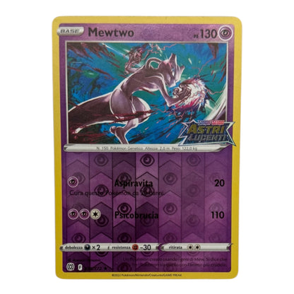 Pokemon Mewtwo Promo Shining Stars 056-172 Reverse Holo IT