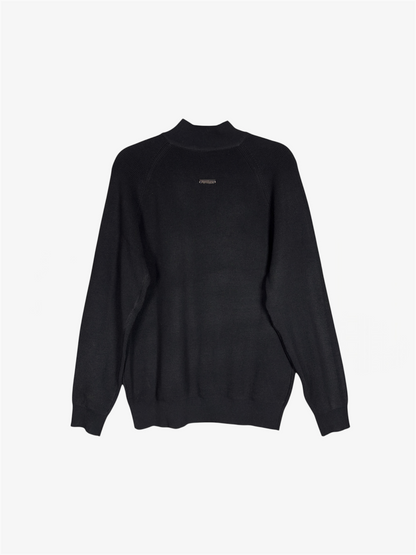 AR SWEATER HALF ZIP BLACK