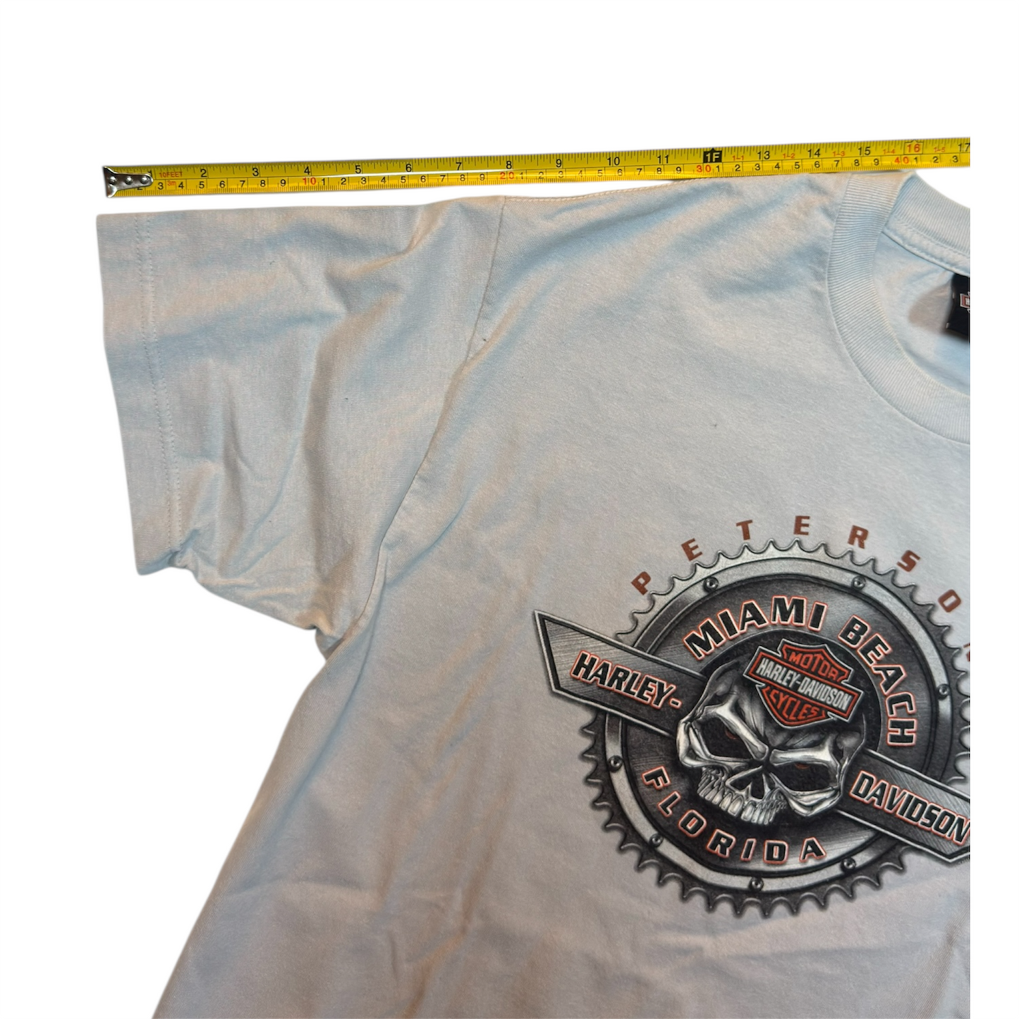 2000' - Harley Davidson Peterson's Miami Florida vintage t-shirt