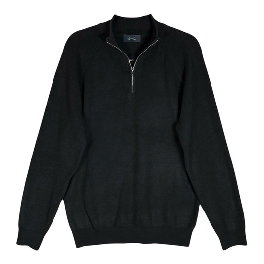 AR SWEATER HALF ZIP BLACK