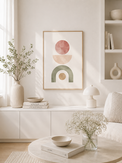 PHOTO ART ASTRATTA GEOMETRIC TROPICAL