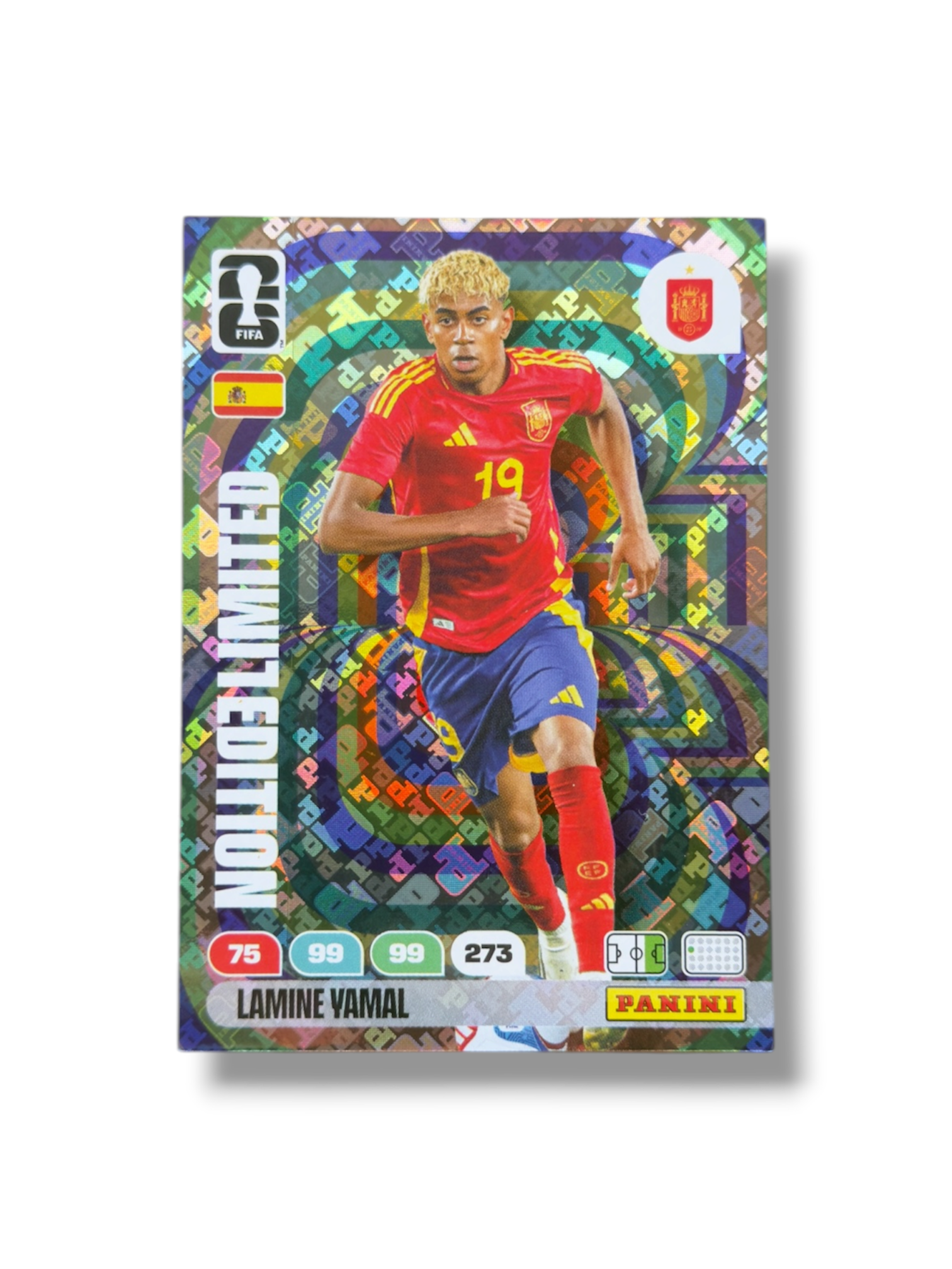 lamine yamal card panini world cup 2026 spagna limited edition 