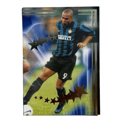 Ronaldo card Inter Panini Calcio 1999 Holo #3 Star IT