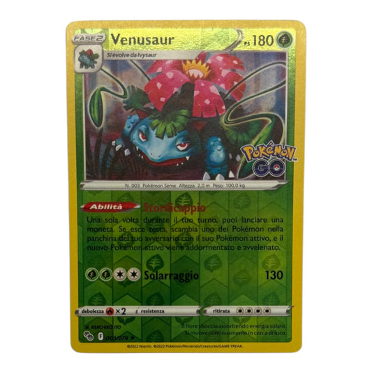 Pokèmon Venusaur Pokemon go 003-078 Holo reverse IT