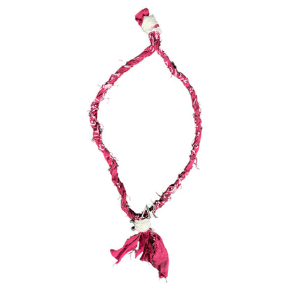 NECKLACE RED BANDANA GOOD LUCK