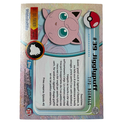 Pokemon Topps 1999 JIGGLYPUFF holo #39