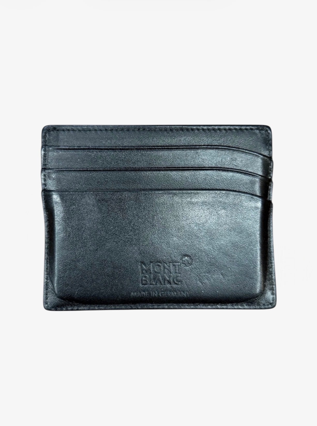 Montblanc wallet card holder for men used