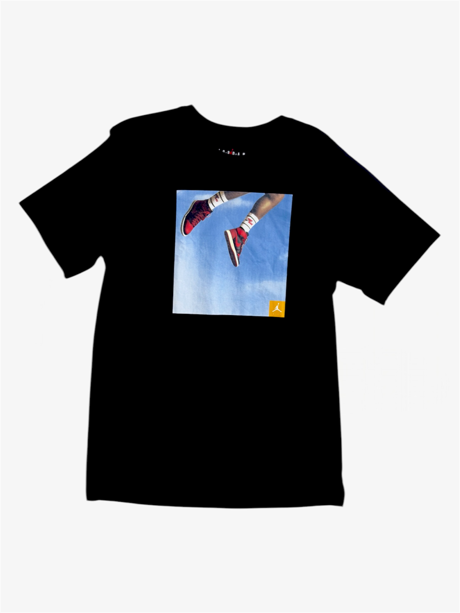 t shirt air jordan nike nera taglia M bred 85