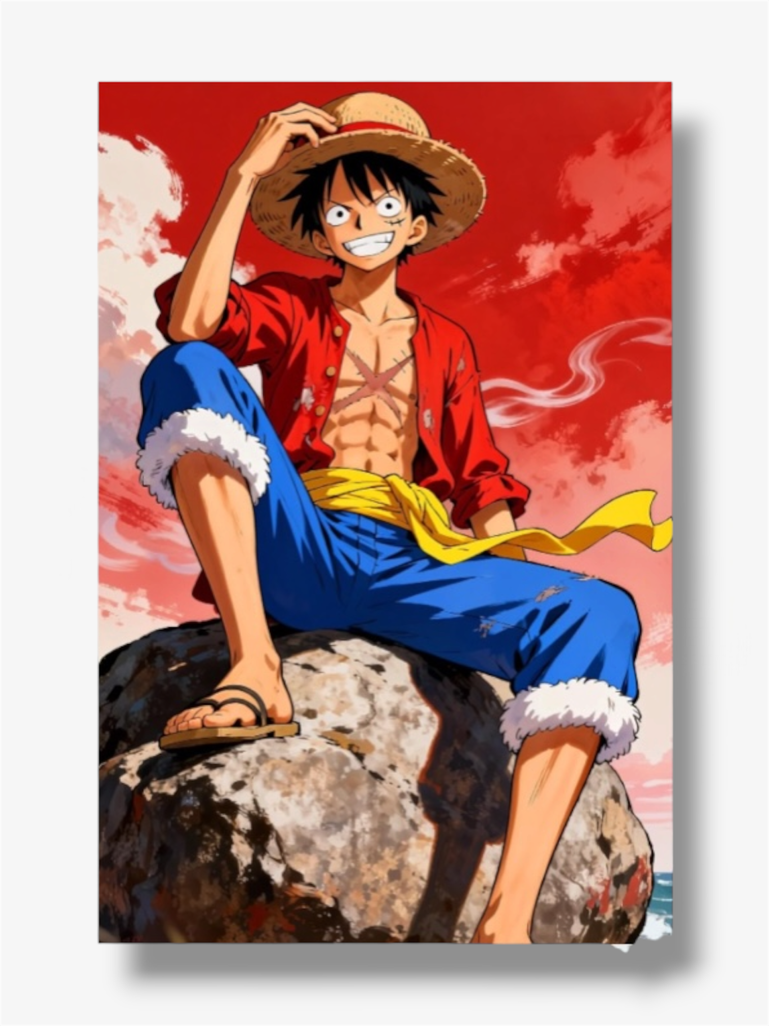 One piece photo stampe luffy