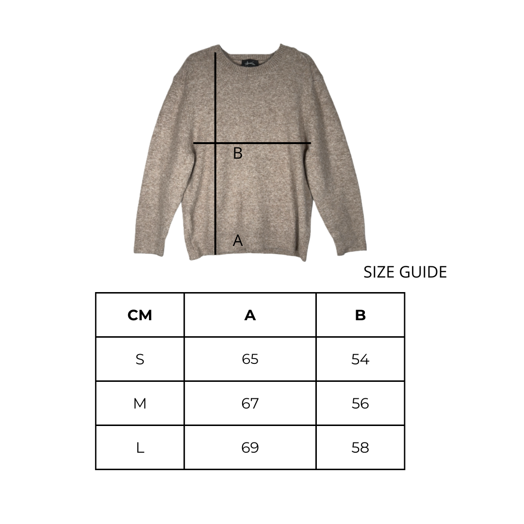 AR SWEATER SOFT BEIGE