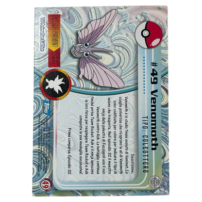 Pokemon Topps 1999 VENOMOTH #49