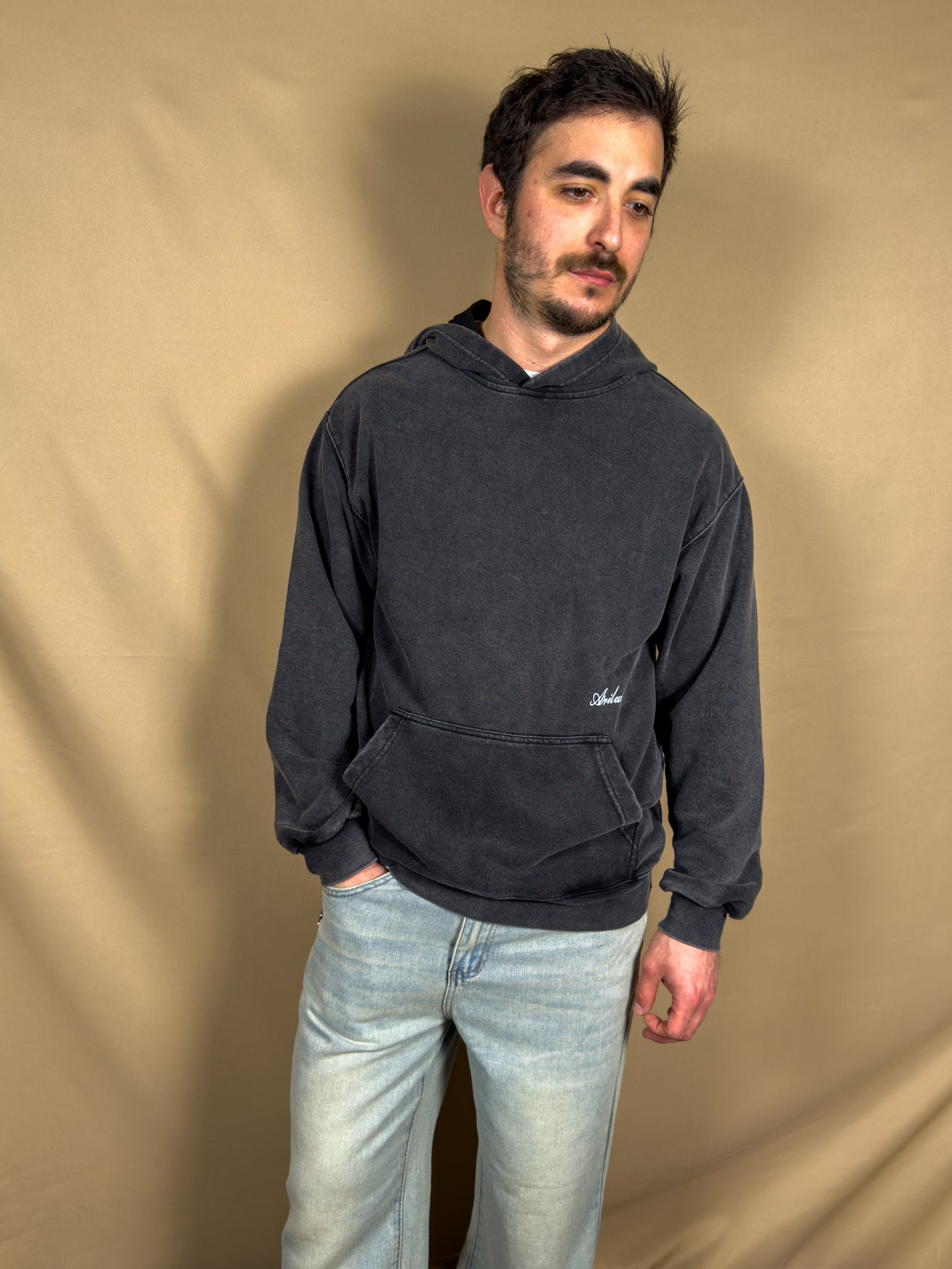 AR HOODIE FADE BLACK