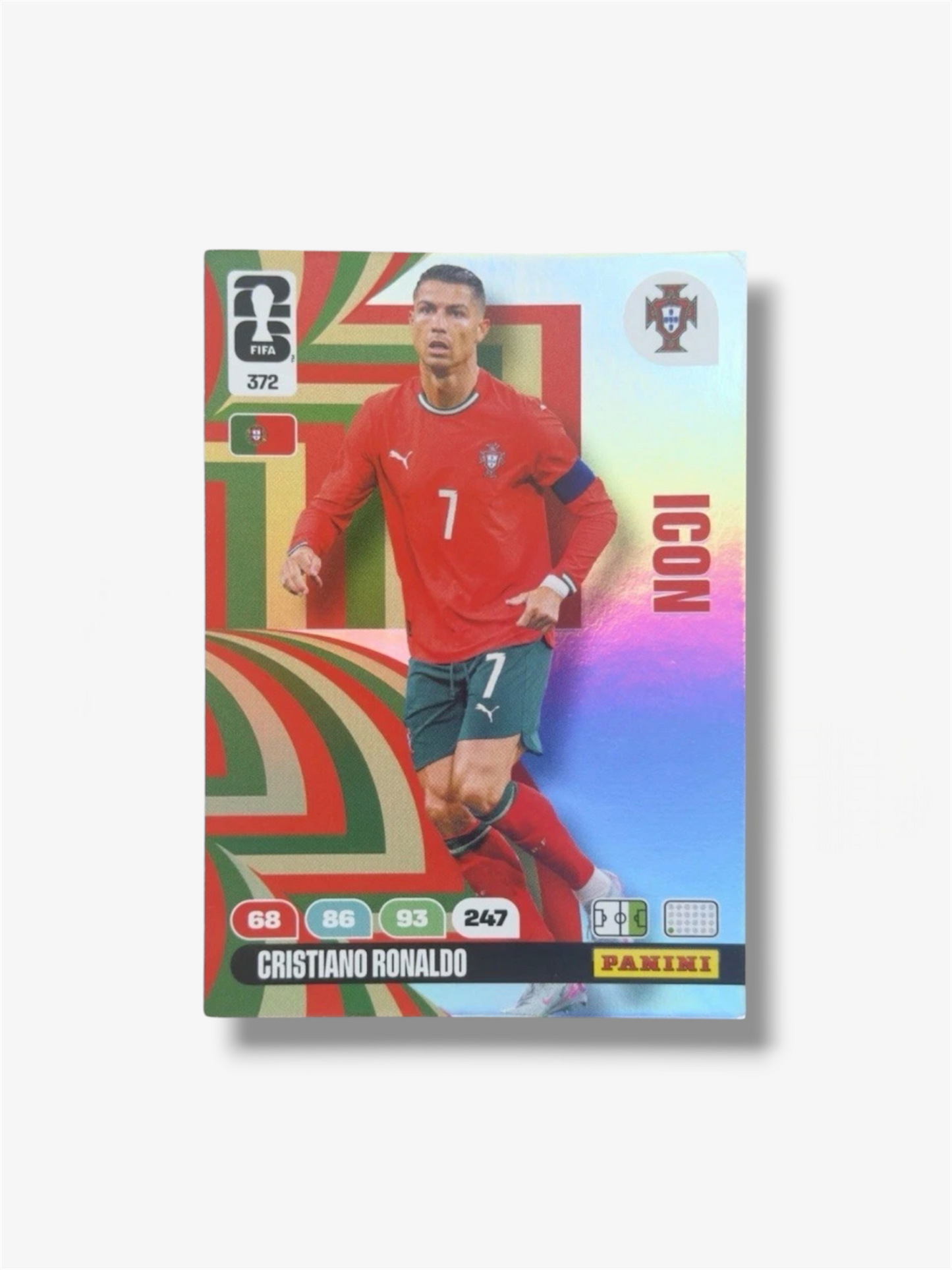 2026 Panini Card Ronaldo #372 Icon World Cup Adrenalyn XL