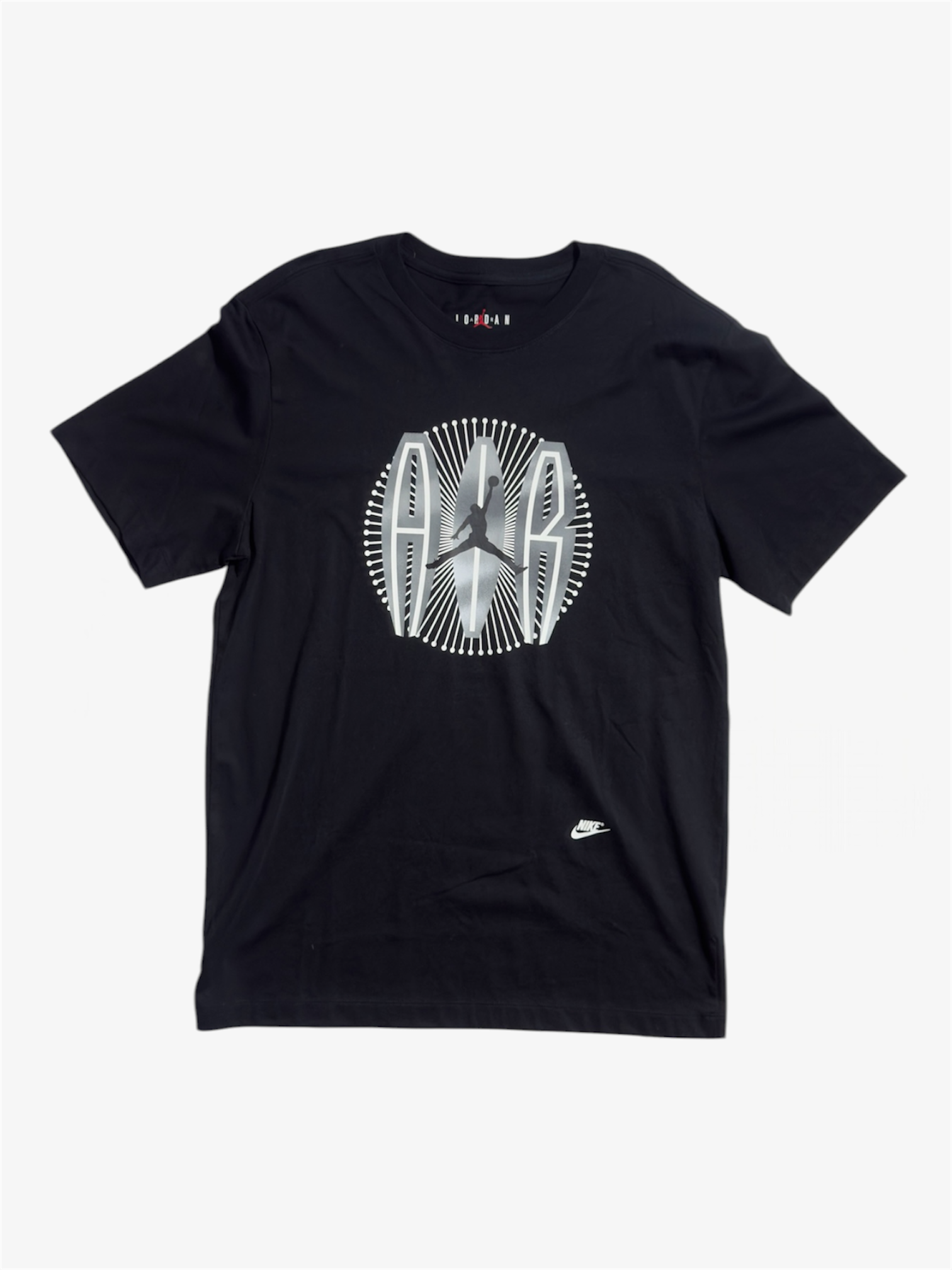 t shirt air jordan nike nera taglia L