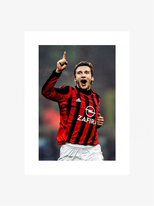 Photo stampa milan schevchenko calcio 