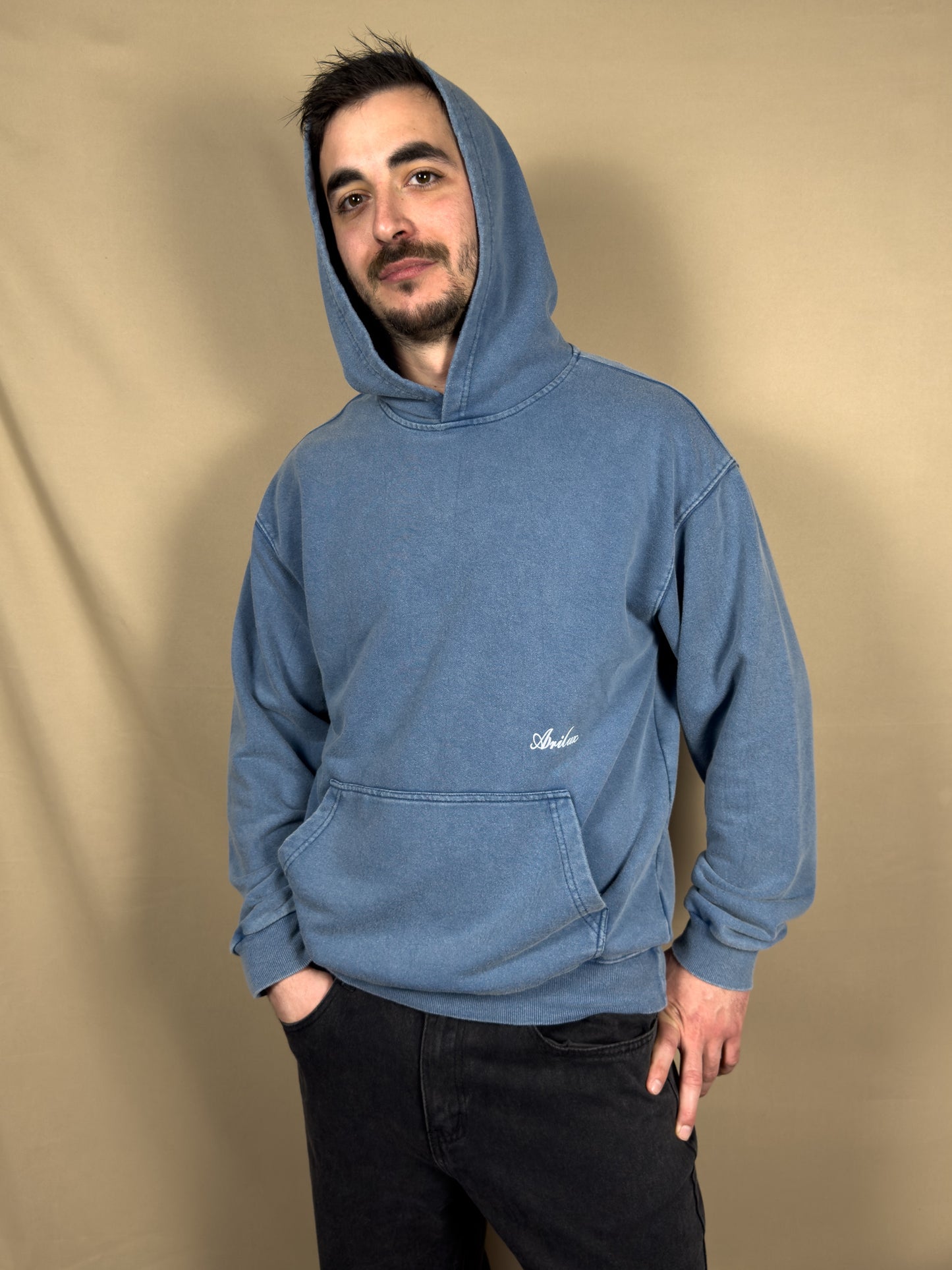 AR HOODIE FADE AZUR