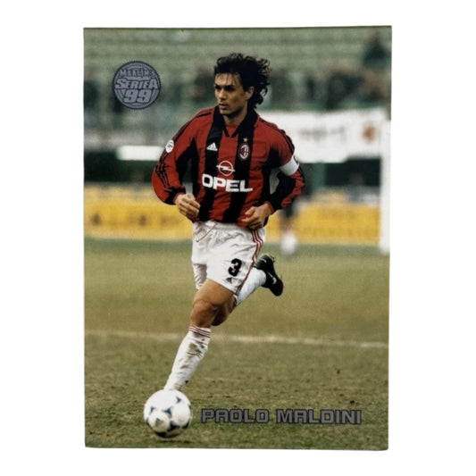 Maldini card Milan Merlin Calcio Serie A 1999 #36 IT
