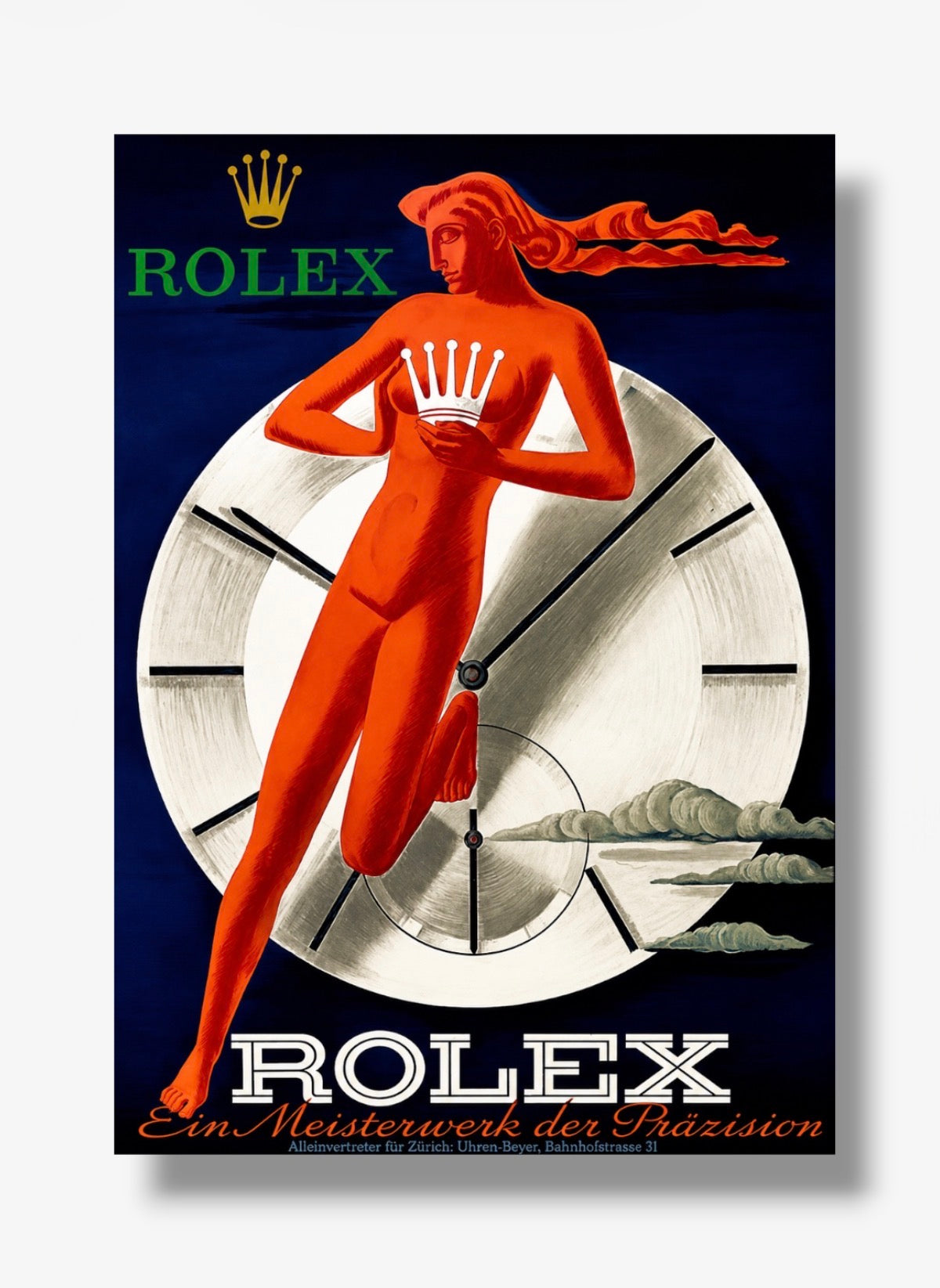 PHOTO STAMPA ROLEX VINTAGE