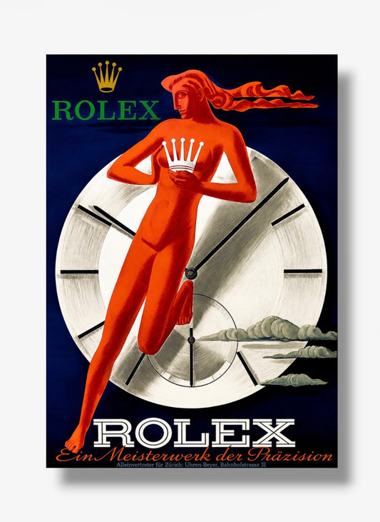 PHOTO STAMPA ROLEX VINTAGE