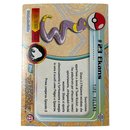Pokemon Topps 1999 EKANS holo #23