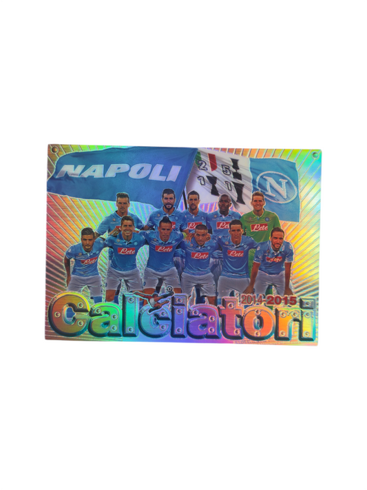 Napoli Maxi card Panini Calciatori 2014-2015 Fuori raccolta