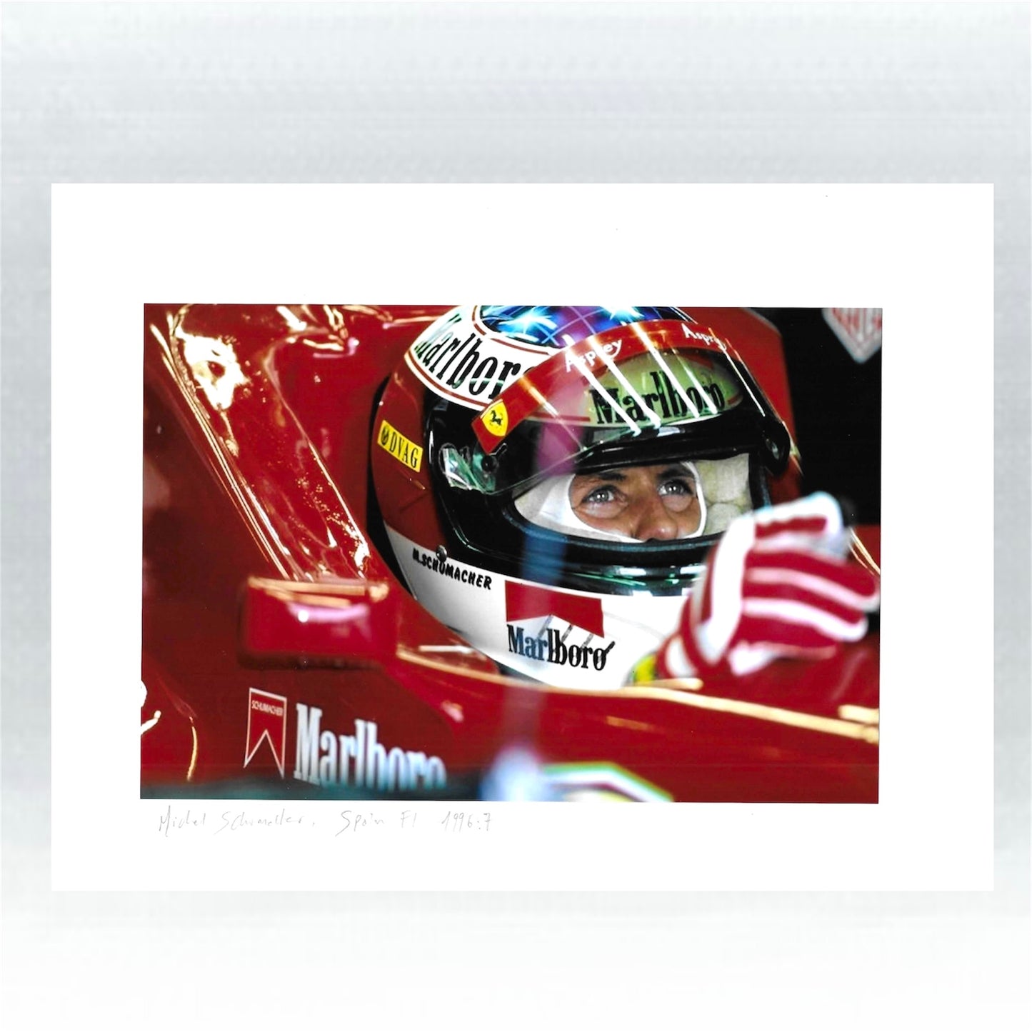 PHOTO ART STAMPA FERRARI SCHUMACHER