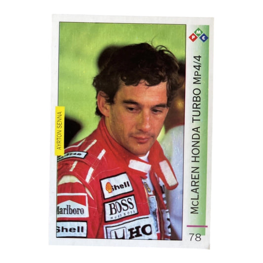 Ayrton Senna card formula 1 PMC 1995-96 #78 IT