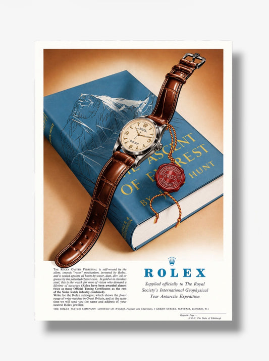 PHOTO STAMPA ROLEX VINTAGE
