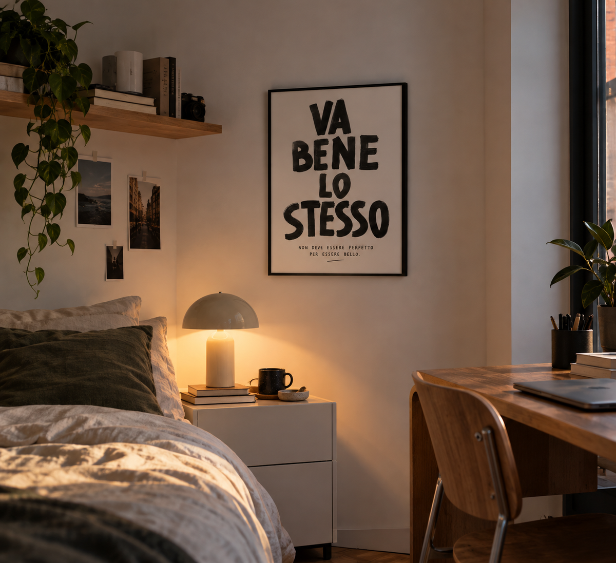 PHOTO STAMPA SCRITTA VA BENE LO STESSO