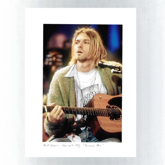 PHOTO ART STAMPA KURT COBAIN