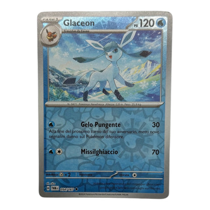 Pokémon Glaceon Masked Twilight 054-167 reverse IT