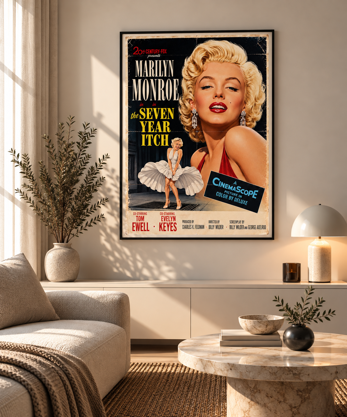 PHOTO STAMPA MARYLIN MONROE