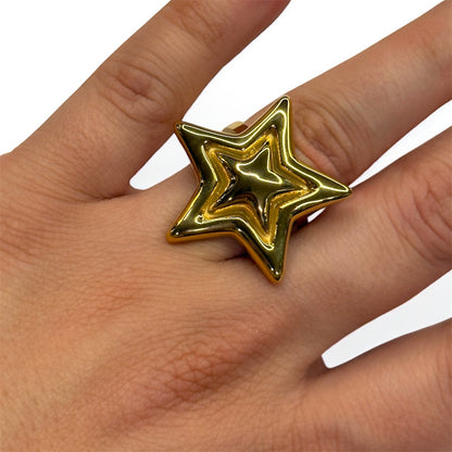 Golden Star Ring