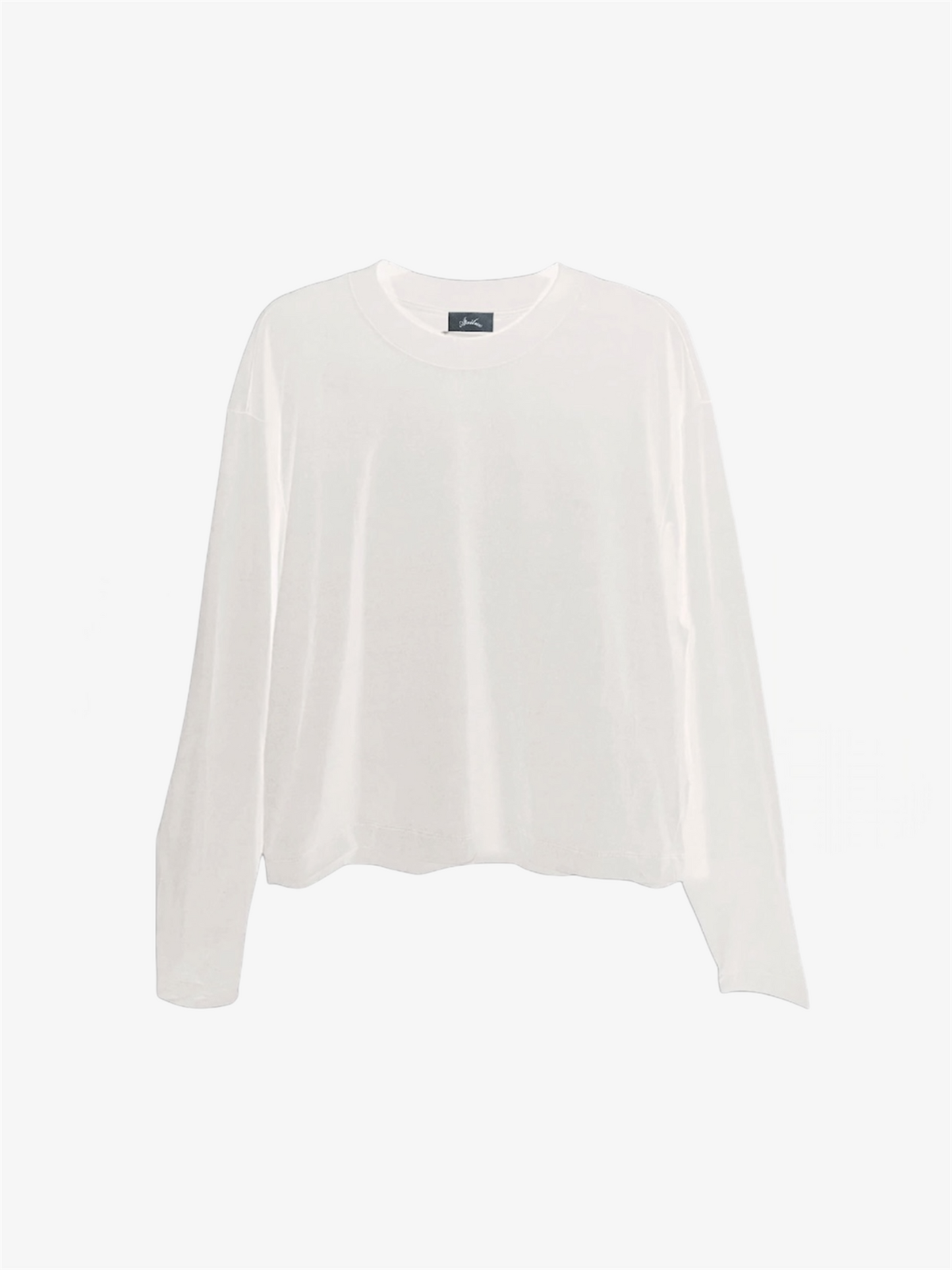 AR LONGSLEEVE CROP WHITE