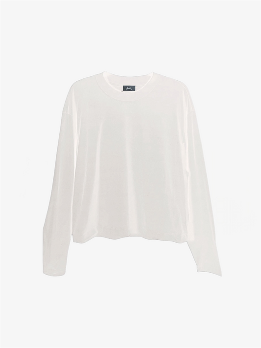 AR LONGSLEEVE CROP WHITE
