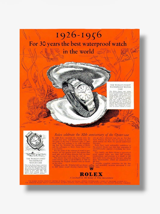 PHOTO STAMPA ROLEX VINTAGE