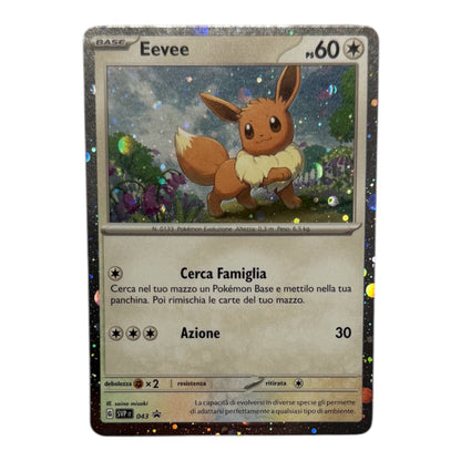 Pokemon Eevee Black Star Promo Burning Obsidian SVP043 Holo IT