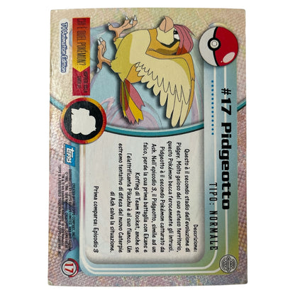 Pokemon Topps 1999 PIDGEOTTO holo #17