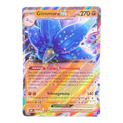Pokemon 213-197 Glimmora ex Full Art Mint Burning Obsidian IT